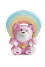 Miś z projektorem Rainbow różowy