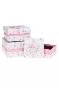 Pudełko prezentowe KW Kwiaty 3 szt