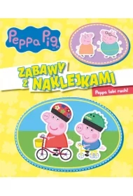 Peppa Pig. Zabawy z naklejkami. Peppa lubi ruch!