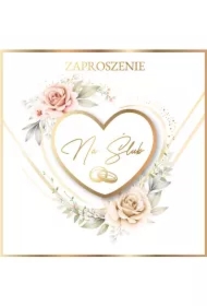 Zaproszenie Ślub (5 szt)