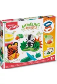 Creativ. Masa plastyczna Friends dzikie zwierzaki 2x18g, 1x31g .