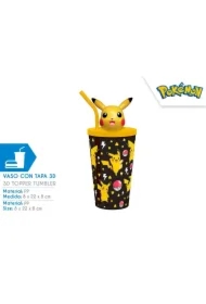Kubek z toperem Pokemon 3D PK00028