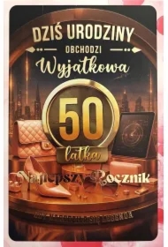 Karnet z wymiennymi rocznikami 50 damska