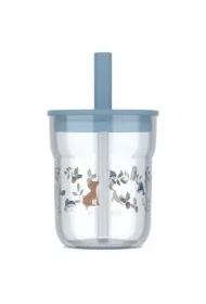 Szklanka dziecięca ze słomką Mio  Forest Friends 108023065408