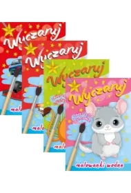 Pakiet dla przedszkolaka. Malowanki wodne: Wyczaruj samochody wyścigowe, Wyczaruj polskie auta, Wyczaruj zwierzęta egzotyczne, Wyczaruj zwierzęta domowe