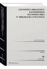 Czynności procesowe zawodowego pełnomocnika...