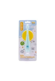 Silikonowa szczoteczka do zębów dla niemowląt, 6-24 mies.