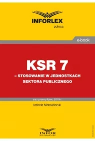 KSR 7 &ndash; stosowanie w jednostkach sektora publicznego