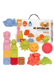  Klocki sensoryczne Zestaw Montessori 14 szt