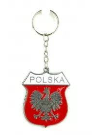 Brelok metalowy Godło Polski ABINO