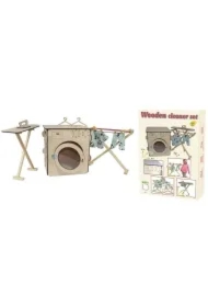 Zestaw do prania drewniany