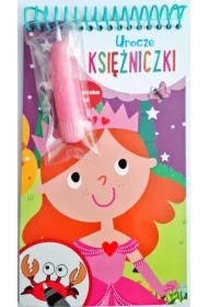 Urocze księżniczki. Kolorowanka wodna