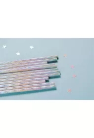 Słomki papierowe opalizujące