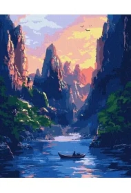 Malowanie po numerach - Wielkie góry