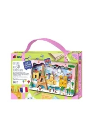 Puzzle drewniane 3D - Stwórz pejzaż miejski Paryż