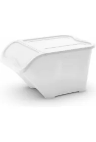 Keter kosz do segregacij all in box l 39l mleczno biały