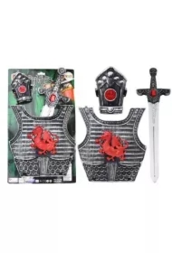 Strój zbroja rycerza samuraja z akcesoriami