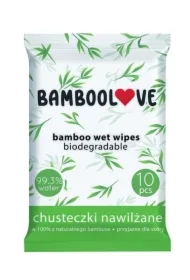 Chusteczki bambusowe nawilżane