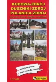 Mapa tur. - Kudowa, Duszniki, Polanica 1:12 000