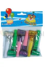 Zestaw 6 trąbek holograficznych