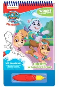 Liberty w zatoce przygód. Psi Patrol. Wodne kolorowanie