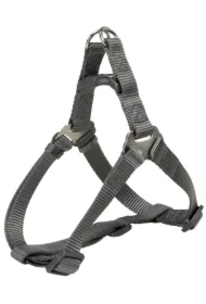 Szelki Premium One Touch, XS-S: 30-40 cm/10 mm, grafit