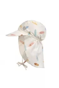 Czapka z filtrem UV80 z daszkiem i osłoną karku Splash & Fun Deski surfingowe sea salt, rozm. 46/49