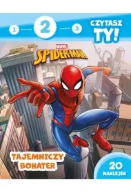 1, 2, 3, czytasz ty! Poziom 2. Tajemniczy bohater.  Marvel Spider-Man