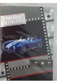 Karnet urodziny B6 Premium 59 + koperta