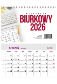 Kalendarz biurkowy 2026 Miesięczny