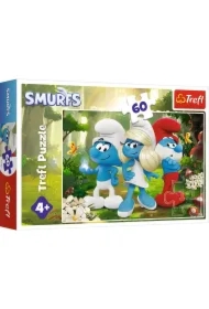 Puzzle 60 el. Zaczarowany Las The Smurfs