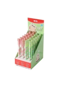 Długopis wymaz Soft Animals Sowa niebieski