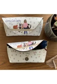 Etui na okulary GL09 Crazy Cat Lady Kociara
