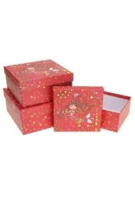 Pudełko prezentowe dziecięce 3 szt syrena