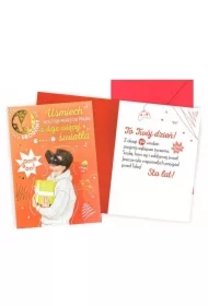 Karnet Urodziny 14 chłopiec