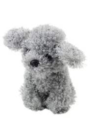 Pudel miniaturowy pluszowy szary 20cm