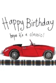 Karnet Urodziny S113 Samochód