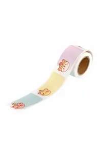 Naklejki na rolce etykiety zwierzaki 4,5x2,5cm 100