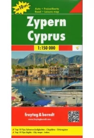 Cypr mapa 1:150 000