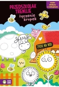 Przedszkolak trenuje łączenie kropek. Życie na wsi