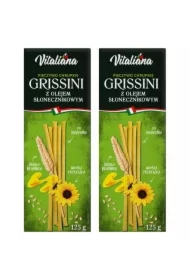 Paluszki chlebowe Grissini z olejem słonecznikowym Zestaw