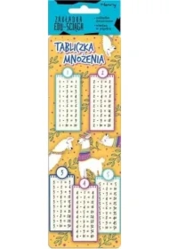 Zakładka edu-ściąga. Tabliczka mnożenia - lamy