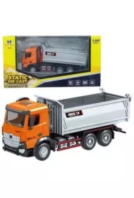 Ciężarówka wywrotka pomarańczowa 1:50
