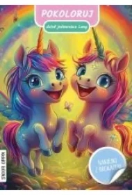 Pokoloruj dzień jednorożca Luny