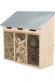 Hotel dla owadów, drewno, 30 x 30 x 14 cm
