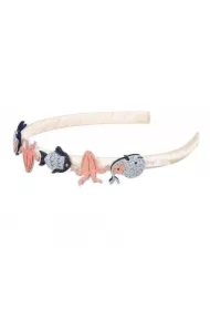 Opaska z brokatowymi zwierzątkami morskimi Pemme