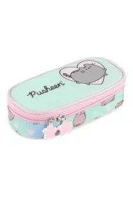 Piórnik saszetka z wewnętrzną klapką Pusheen mint