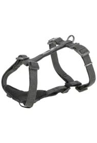 CityStyle, szelki typu H, dla psa, bawełna, czarne, S&ndash;M: 42&ndash;60 cm/15 mm