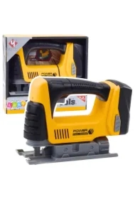 Wyrzynarka na baterie ze światłem led żółta