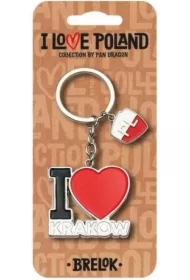 Brelok I love Poland Kraków ILP-BRE-B-KR-05